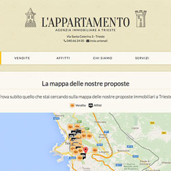 Siti web per intermediatori immobiliari a Trieste.